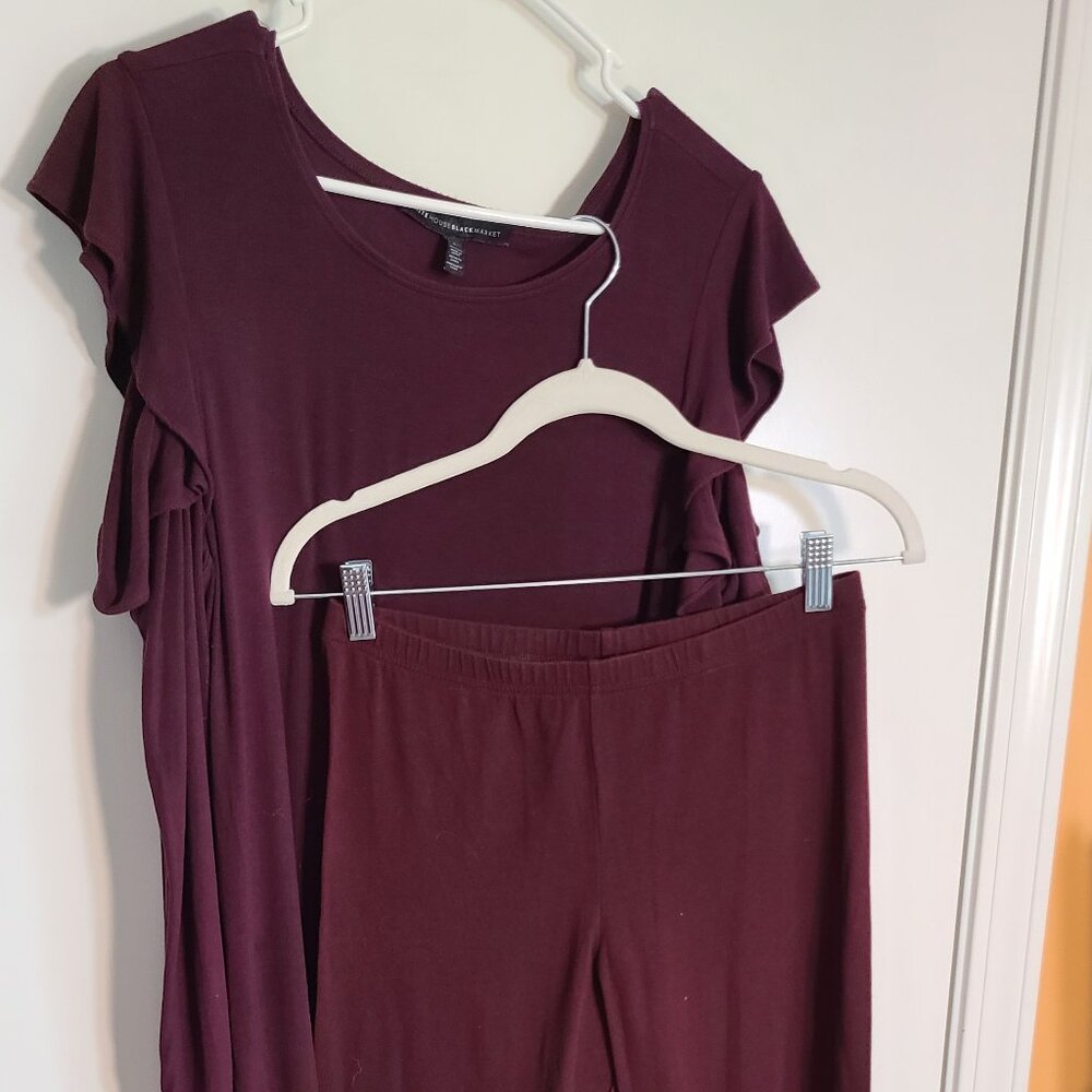 WHBM Tunic Dress w/open Shoulders and long sleeve & leggings to match (SET)